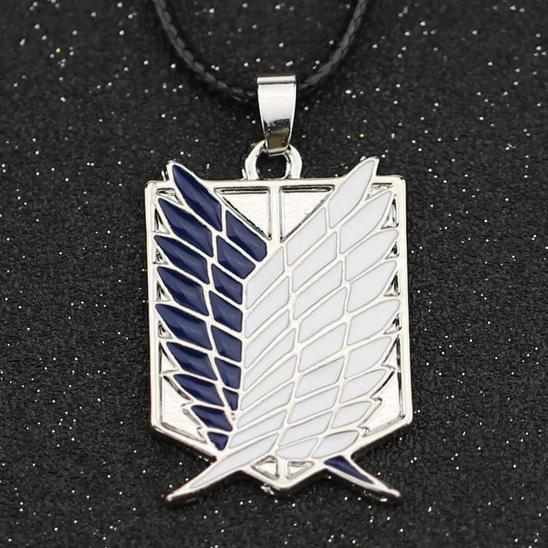 Anime Attack On Titan Wings Of Liberty Metal Necklace Locket Pendant Cospaly