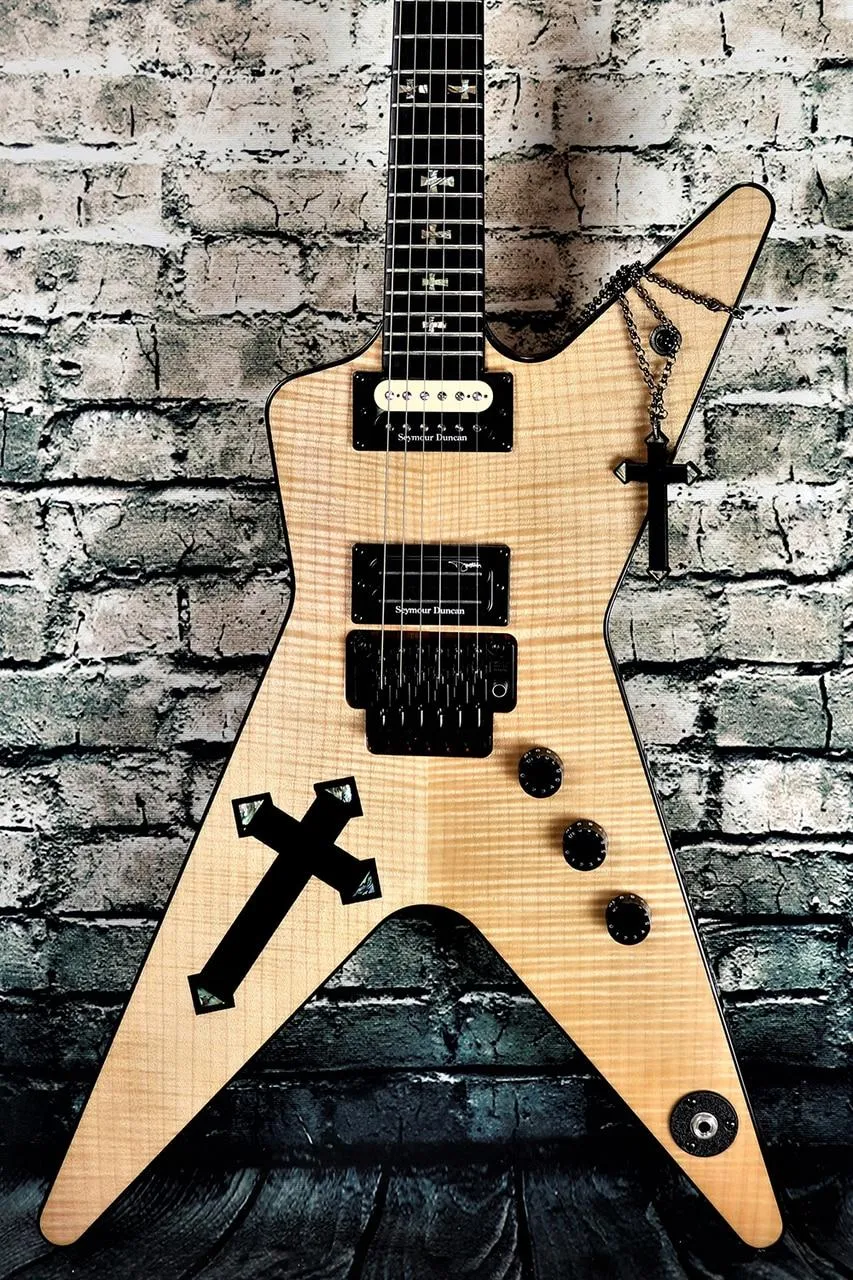 Dimebag Darrell 333 Flame Maple jcraft electric guitar with