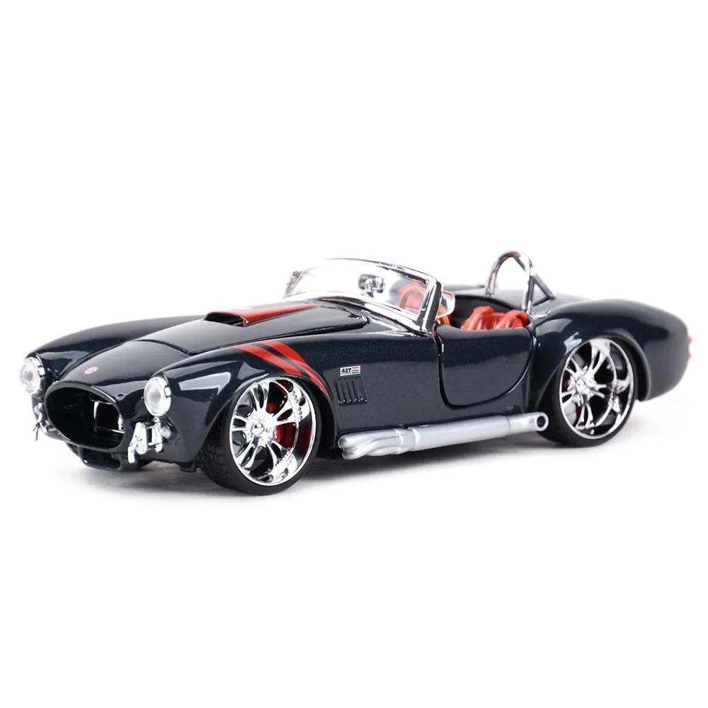 Maisto 1:24 1965 Shelby Cobra 427 Voiture classique Statique Véhicules moulés sous pression Modèle de collection Jouets LJ200930