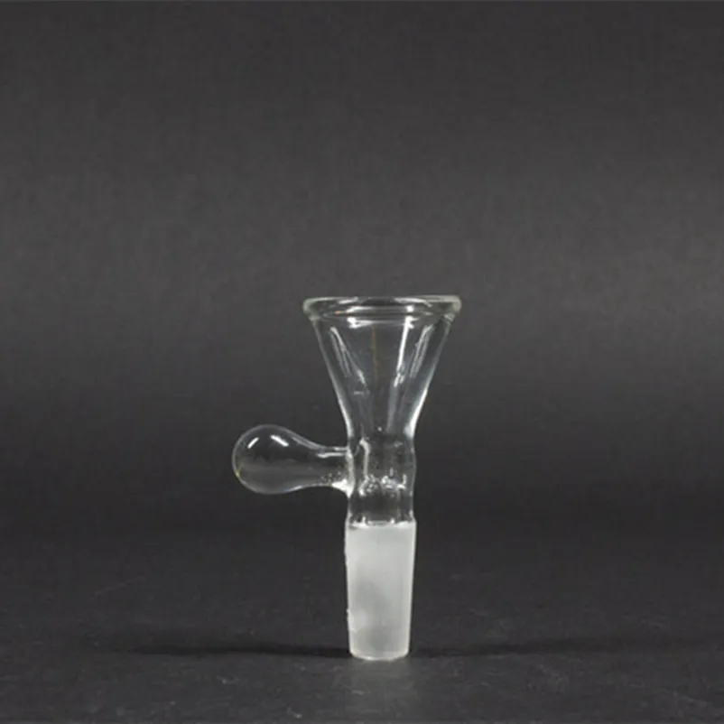 Bulk Order Clear Glass Hookah Bong Bowl Funnel Slide Glasses 10mm From