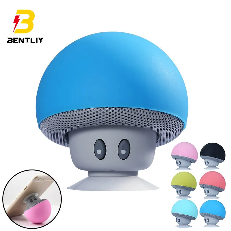 Portable Outdoor Wireless Mini Bluetooth Speaker MP3 Music Player Bluetooth Mushroom Speaker For Xiaomi iPhone Samsung PC