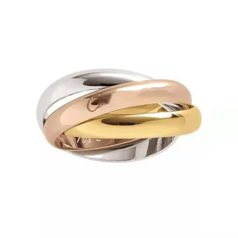 Anello di design 3 in 1 alla moda Anelli in acciaio inossidabile 316L di alta qualità Gioielli per uomo e donna