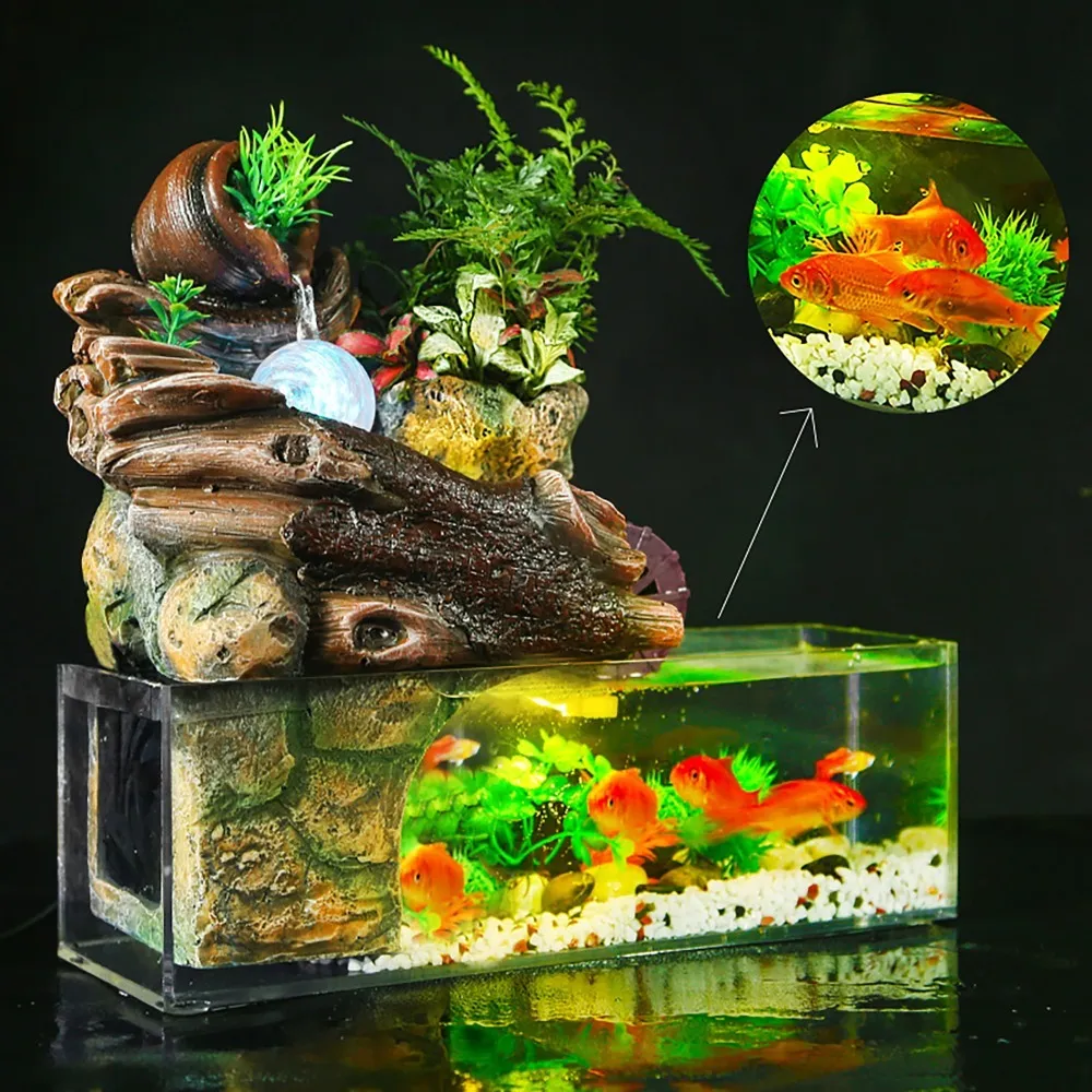 Aquarium Portable transparent pour animaux de compagnie,réservoir