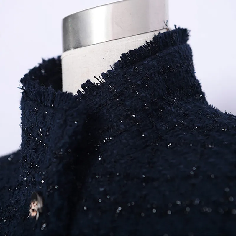 ジャケット・アウター raughlow cocoon tweed jaket(navy) 71wVdnSFECL._AC_SY350_QL65_.jpg