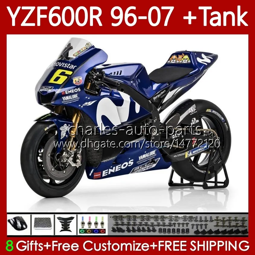 Bodywork For YAMAHA YZF600R Thundercat YZF-600R YZF600 R CC 600R 86No.191 YZF600-R 1996 1997 1998 1999 2000 2001 600CC 2002 2003 2004 2005 2006 2007 Fairing factory blue