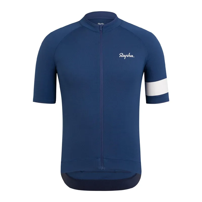 2022 RAPHA RCC Team Maglia da ciclismo traspirante Camicia da uomo estiva da mountain bike Maniche corte Abbigliamento da corsa Top da bicicletta da strada Sport all'aria aperta uniforme Y2112102