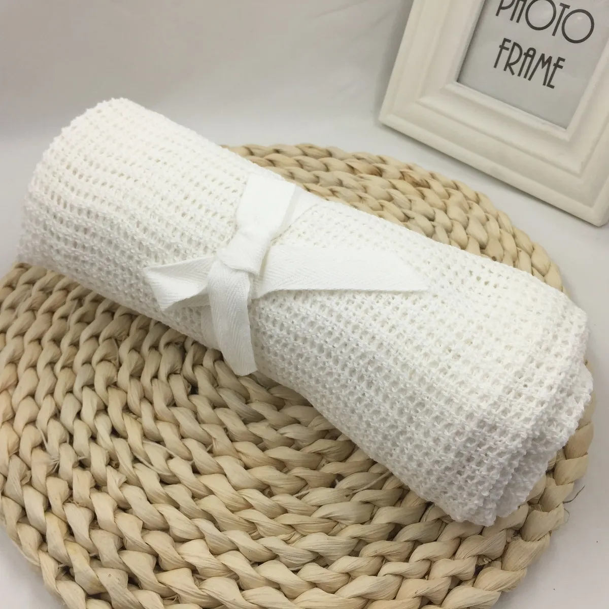 Baby Blanket Cotton Crochet Newborn Baby Blankets Cellular Blanket