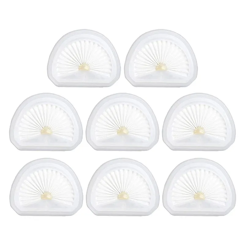 Badillbehör Set 8 Pack Hand Vakuumfilter för svart + Decker VLPF10 Byte Filter och Dustbuster HLVA320J00 N575266