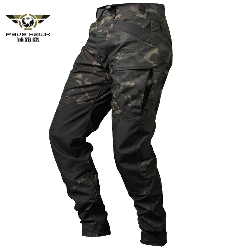 Pantalon militaire de camouflage pour hommes Pantalon de combat tactique portable multi-poches Armée SWAT étanche Pantalon cargo spécial S-2XL LJ201007