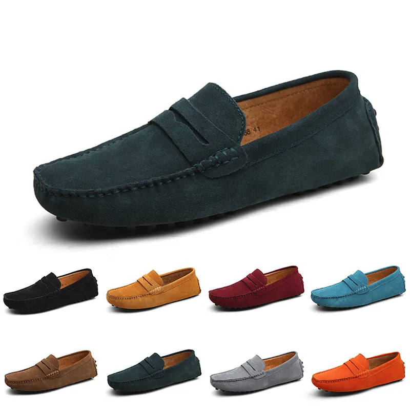 Groothandel niet-merken mannen casual schoenen espadrilles triples zwart wit bruin wijn rode marine khakis grijs mode heren sneaker outdoor jogging wandel trainer sporten