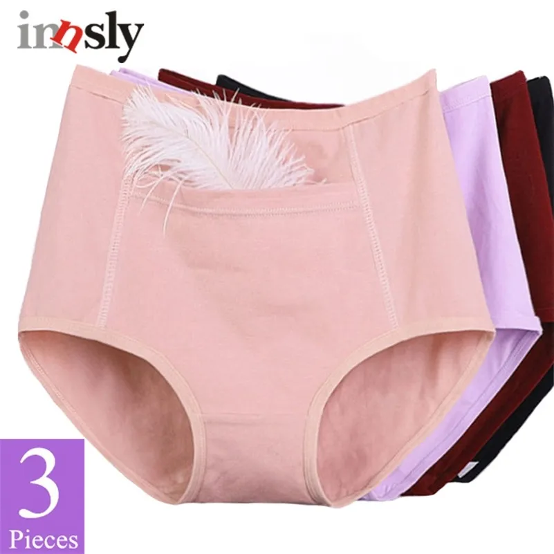 Set Of 3 Candy Colors 6XL Cotton Incontinence Briefs For Women With Pocket  For Women Large Size Underwear In Various Sizes 201112 From Bai03, $10.68