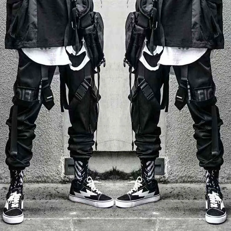 Casual Pant Mens Cargo Pant Hip Hop Joggers Streetwear Mode Sweatpant Sportwear Pantalon Homme 2020 Broek H1223