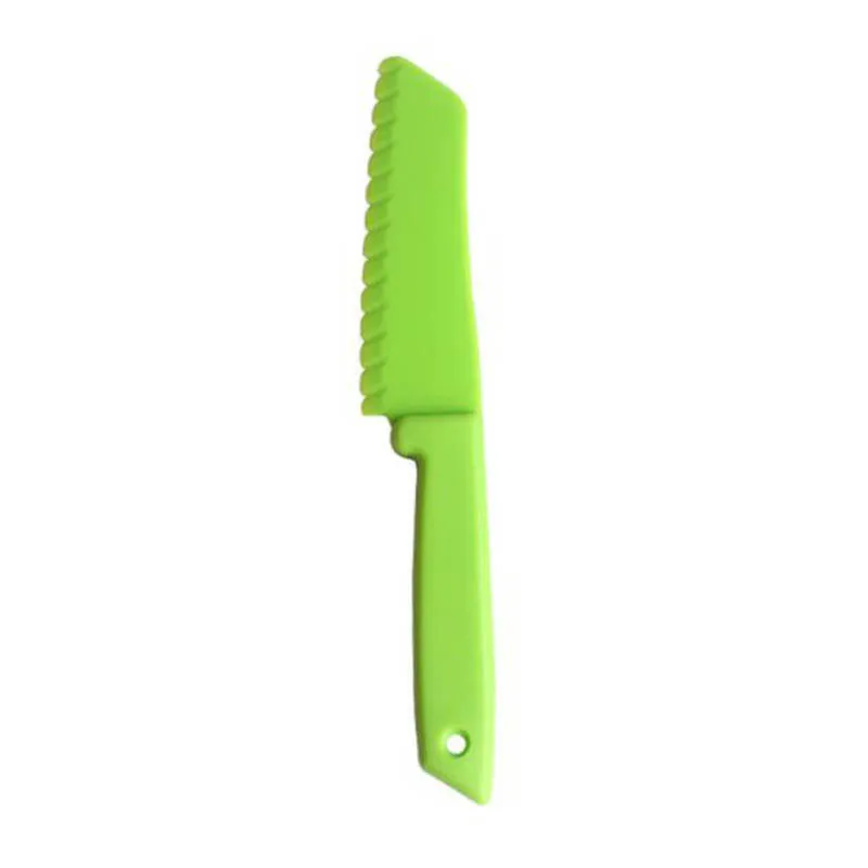 Cortador de dientes de sierra para niños, cuchillo de plástico seguro para  frutas, Chef para pan, lechuga, cuchillos de cocina para niños pequeños,  cuchillos de pelado - AliExpress