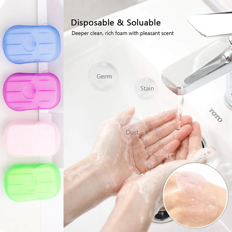 Sapone In Fogli Da Viaggio - 200 Fogli, 4 Scatole, Con Custodia, Per Campeggio E Escursionismo - Foto 4