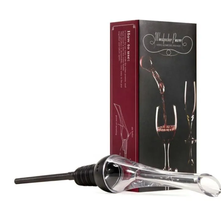 Bar Tools  Wine Aerator Pourer Premium Aerating-Pourer and Decanter Spout Premium-Wine Decanter-Wine Aerator Essential Accessories Tool SN4338