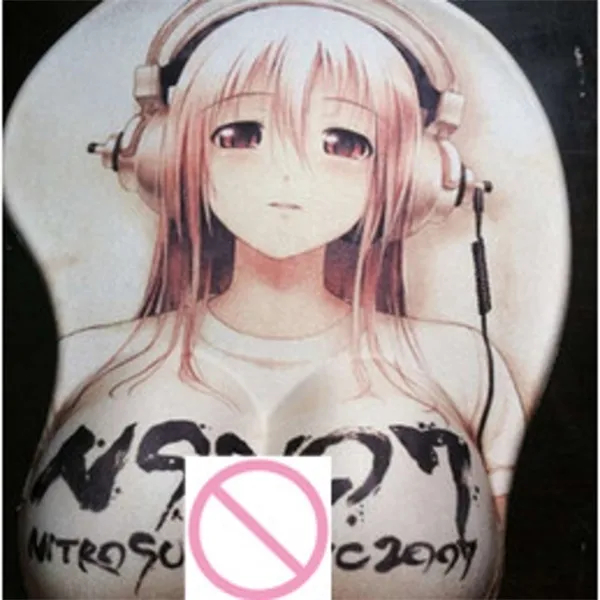 Anime japonés 3D alfombrilla de ratón pulseras de dibujos animados creativo sexy mouse p courro portátil Anime japonés 3D alfombrilla de ratón pulseras de dibujos animados creativo sexy mouse p courro portátil