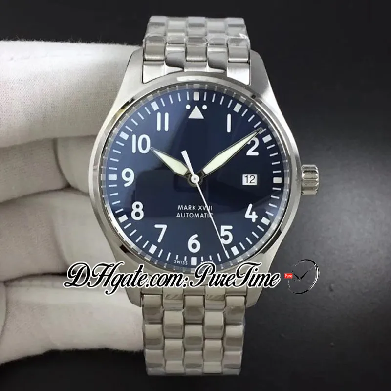 V7F MARK XVIII 327014 Le Petit Prince Swiss ETA2892-2 Automatyczne męskie zegarek stalowa obudowa Blue Dial Bransoletka ze stali nierdzewnej Nowa Puret2174