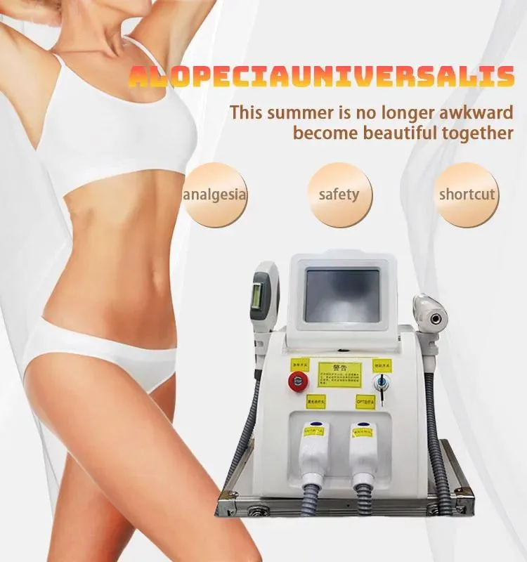 2021 OPT hair removal machine E-Light IPL ND YAG Laser Tattoo removal acne treatment beauty care equipment