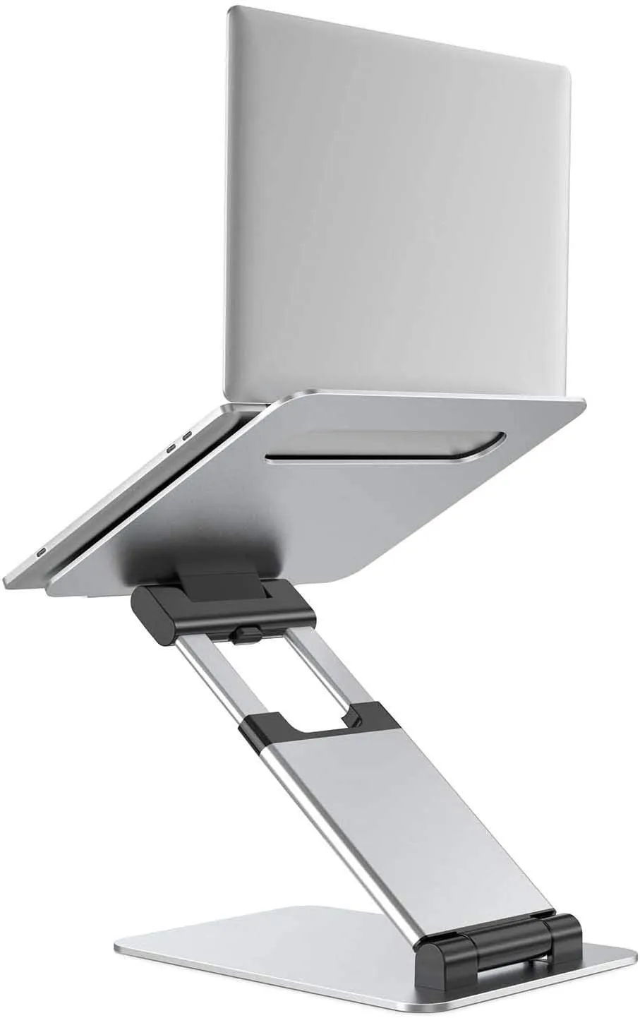 Laptop standı tutucu ayarlanabilir açı ve yükseklik 2 "ila 14", ergonomik, katlanabilir, oturma veya stand pozisyonundan, Macbook, 17'ye kadar olan dizüstü bilgisayarlarla uyumludur.