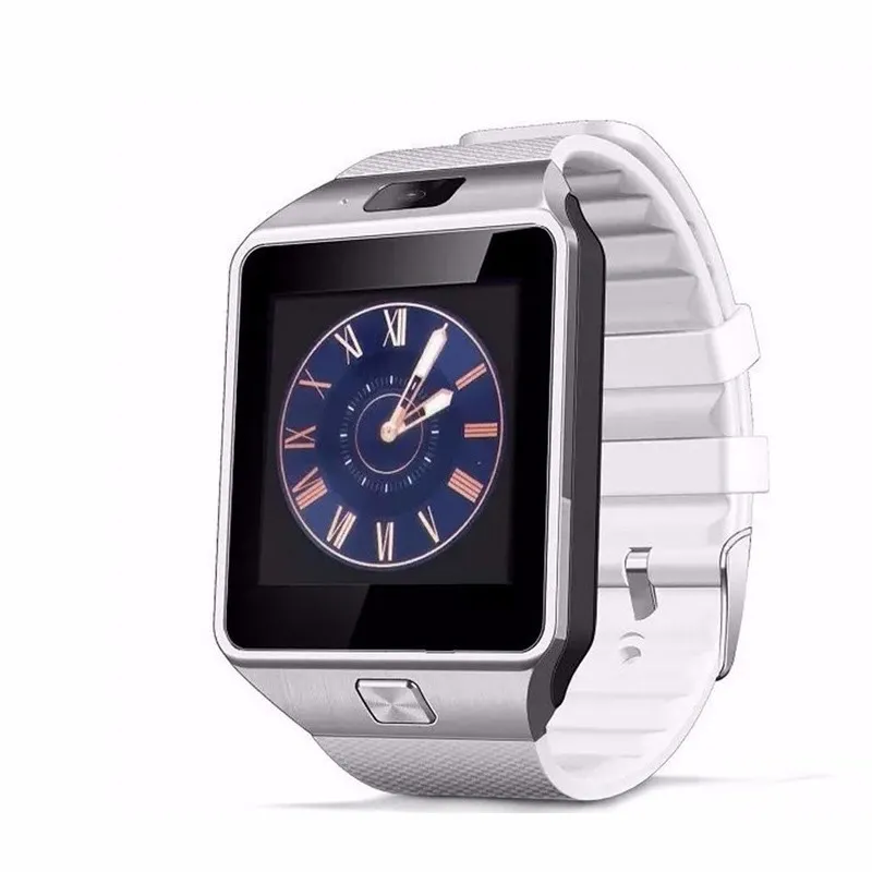 1st Original DZ09 SMART WACK BLUETOOTH WORDEABLE DVICES SMART WRISTWATCH för iPhone Android -telefonklocka med kameraklocka sim tf slotarmband