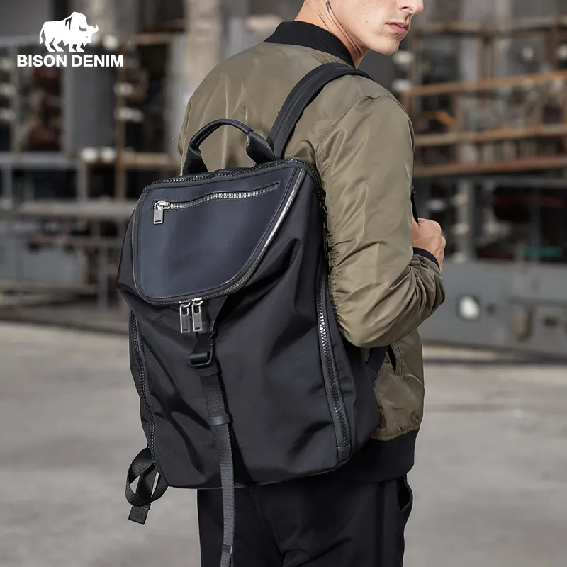 BISON DENIM Nueva Mochila Para Hombre Mochilas Para Ordenador
