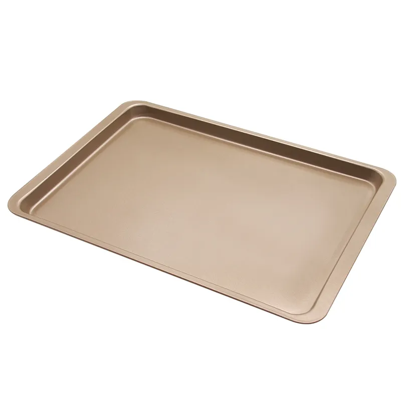 37 * 25.5 cm / 14.5 * 10 inch zware koolstof stalen cookie biscuit bakken pan laken rechthoekige anti-stick brood cake oven bakken dienblad DIY keuken tool JY0276