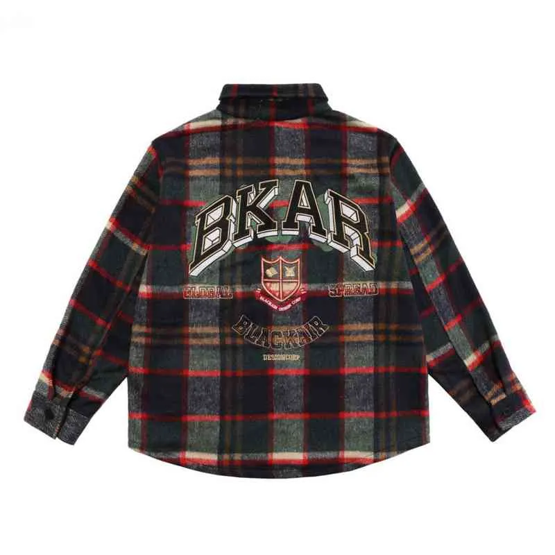 日本大セール 男性のためのジャケット柔らかいポリエステルヴィンテージチェックグリッド男性コート22ターンダウンカラー原宿のカジュアルな壁の服 安いオンライン ショップ Www Care7 Org