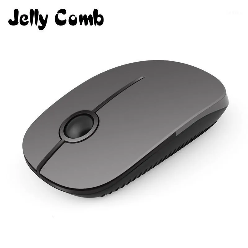 Mouse Jelly Comb Mouse wireless 2.4G clic silenzioso silenzioso per laptop PC portatile USB muto ergonomico Mause1