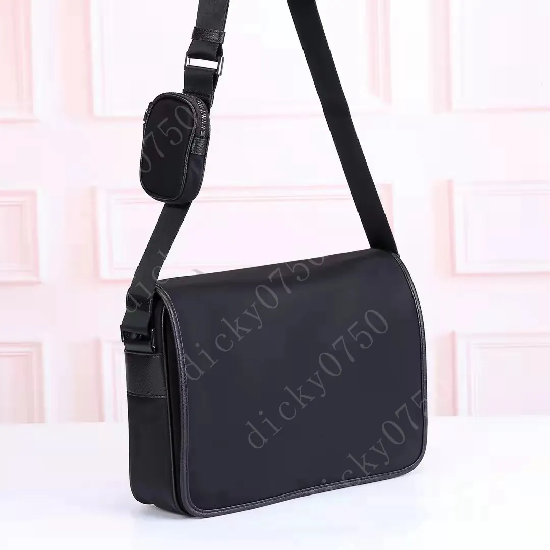 Bolsos de hombro de diseñador Multi Pochette Bolso bandolera para hombres Maletín clásico con tapa abatible bolso de mensajero Bolso de nylon de moda con monedero monedero estuche para llaves