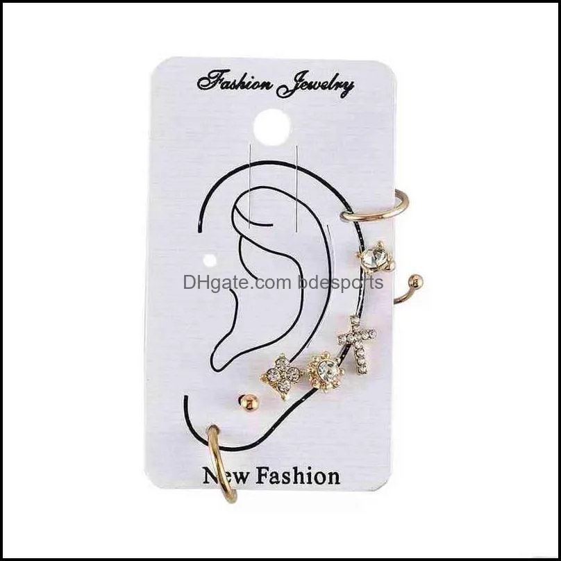 50pcs Kraft Paper Packing Tag Cards for Earring Jewelry Display Ear Bone Clip Nails Holder Handmade Jewelry Hanging Price Tags Y1230