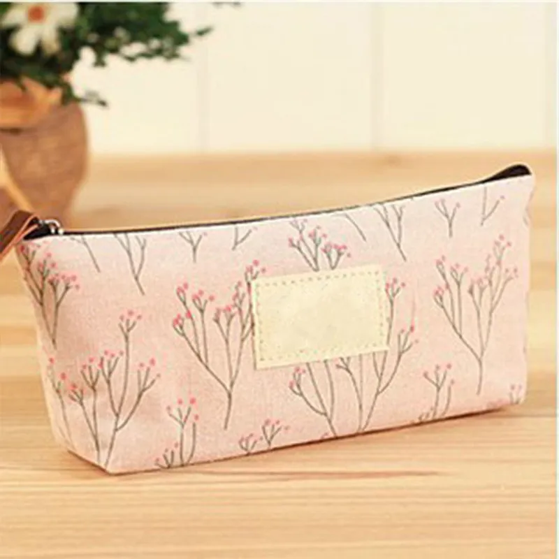 Mini-süße Kosmetiktasche, Geldbörsen, Blumen-Blumen-Segeltuch, Schlüssel-Clutch-Taschen, Geldbörse, Geldbörse 01