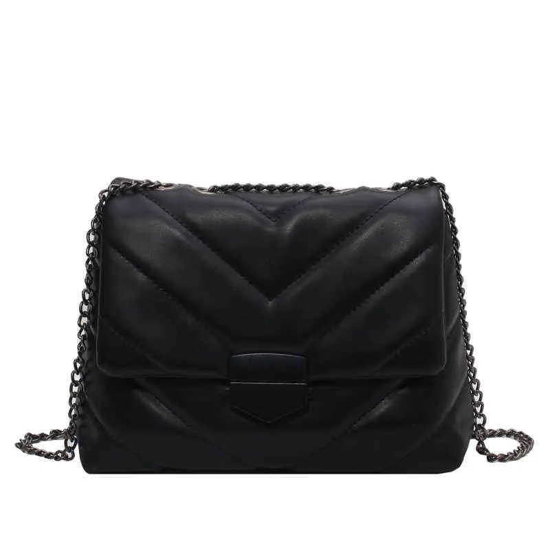 Women Designer Bags Handbags Female Shoulder Crossbody Chain Cute Leather Black Stylish Petty Square Mobile Phone Bag handbag
