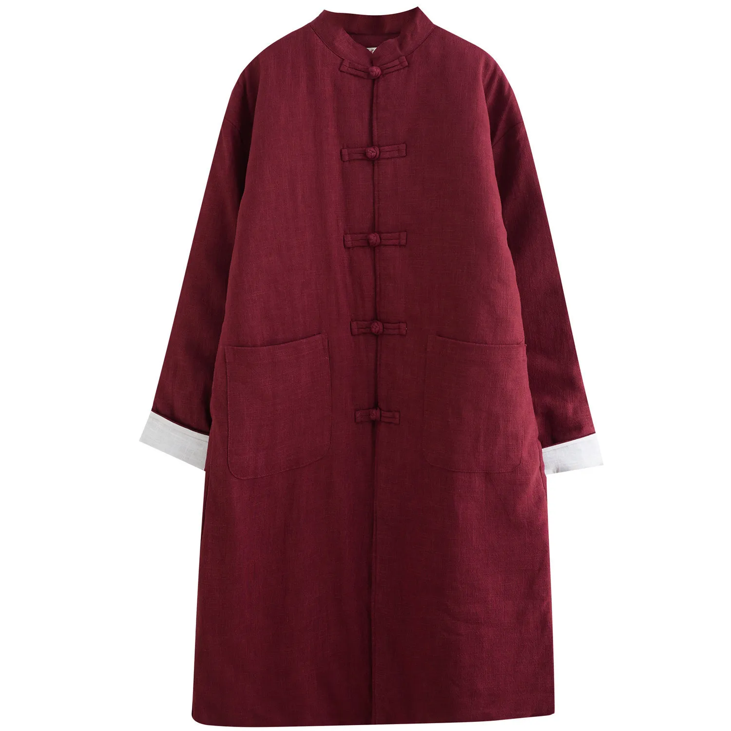 Abbigliamento Etnico Tradizionale Cinese Uomini In Cotone In Lino