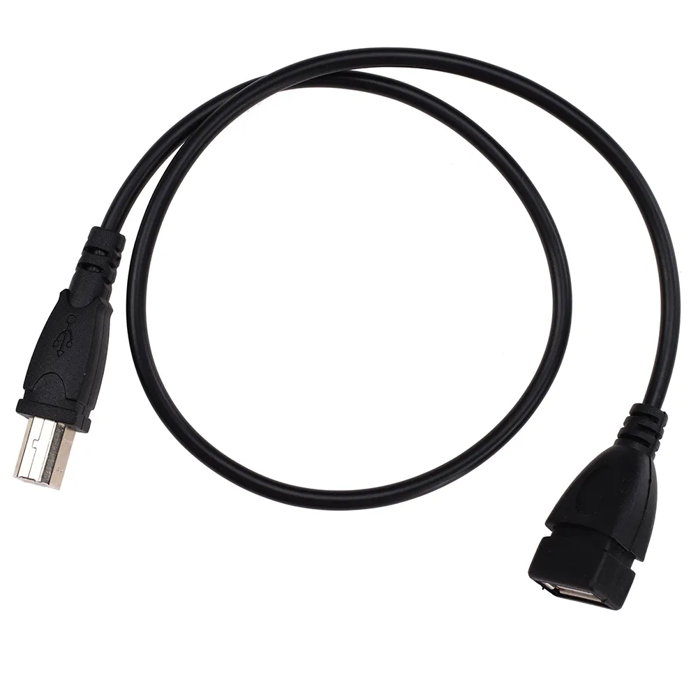 50 cm USB 2.0 Typ A Buchse auf USB B Stecker Scanner Druckerkabel Verlängerungsadapterkabel