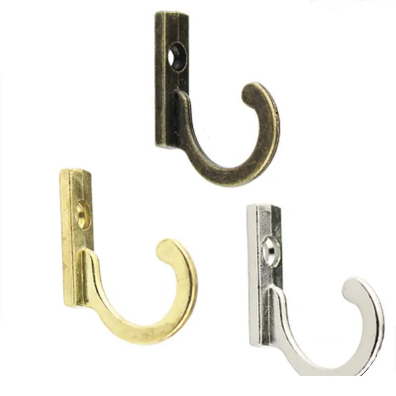 10pcs Small Wall Hanger Antique Hooks Buckle Horn Lock Clasp Hook Hasp Latch For Wooden Jewelry Box Furniture jllcdb