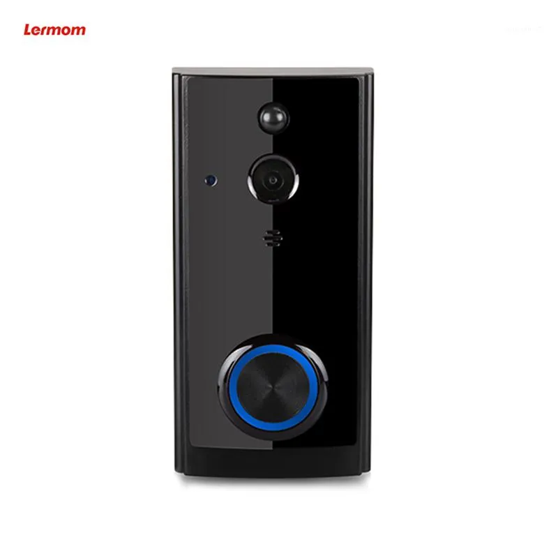 Wireless WiFi Smart Home HD Video Doorbell Câmera de 166 graus Sistema de intercomunicação de telefone de intercomunicação Slim Hello Hello Video Doorbell1