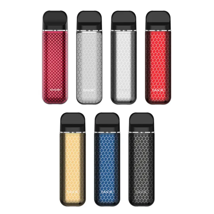 US Stock Rok Novo 3 Pod Kit E Cigaretter 800mAh Batteri med mesh 0.8ohm Patron 100% Original Vape