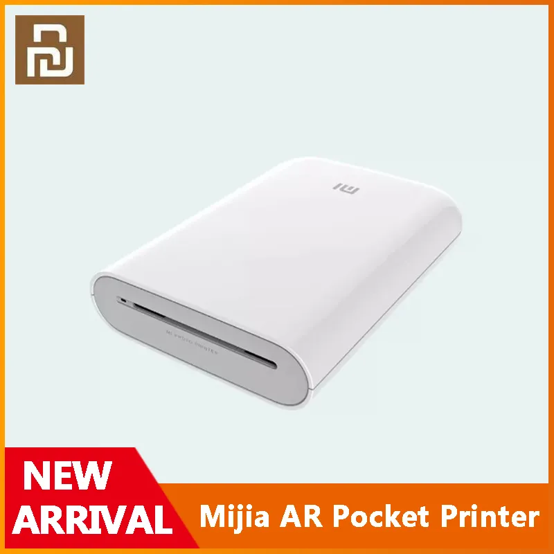 Xiaomi Mijia AR Pocket Printer 300DPI przenośne podróże Mini Pocket Printer Party Photo Picture Camera DIY Udostępnij zdjęcie 500mAh