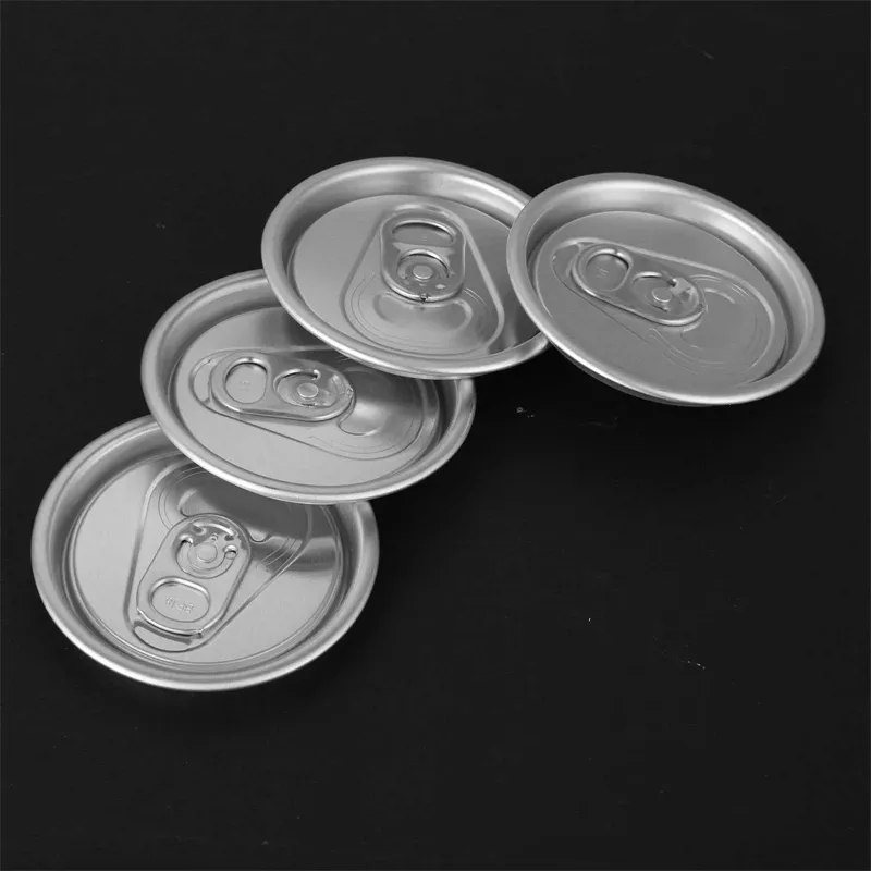 202 # 52 MM Aluminium Pull Ring Couvercle Boisson Soda Boisson Bière Cola Couvercles Alimentaire Peut Couvrir Facile Couvercle À Ouverture Supérieure Divers Styles Auto-scellant Tirant Anneau Bocal Protecteur Capuchon