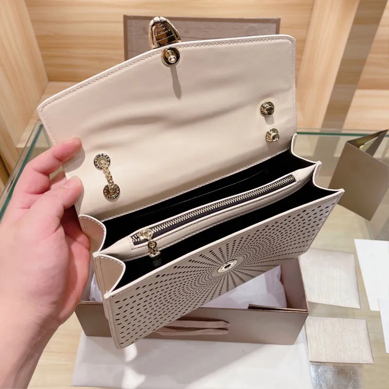 Women Shoulder Bag Handbags Organ Flap Messenger Bags Genuine Leather Fashion Wallets High Quality Interior Compartment Pocket