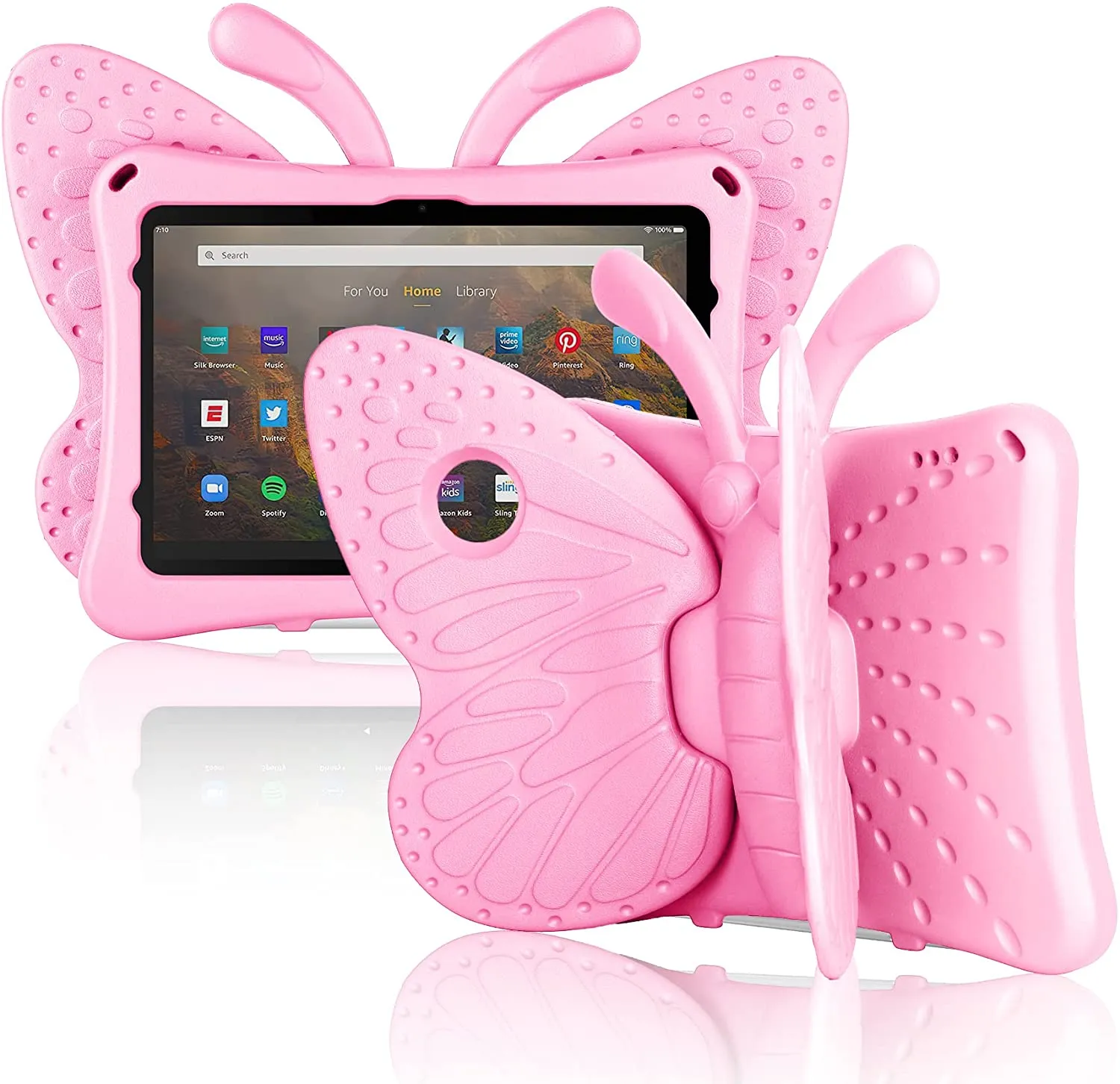 Schattige vlinder schokbestendige tablet pc cases tassen EVA Foam Super Protection stand dekking voor ipad 2/3/4 iPad mini 1/2/3 10.5 tabelt 7 iPad5 / 6
