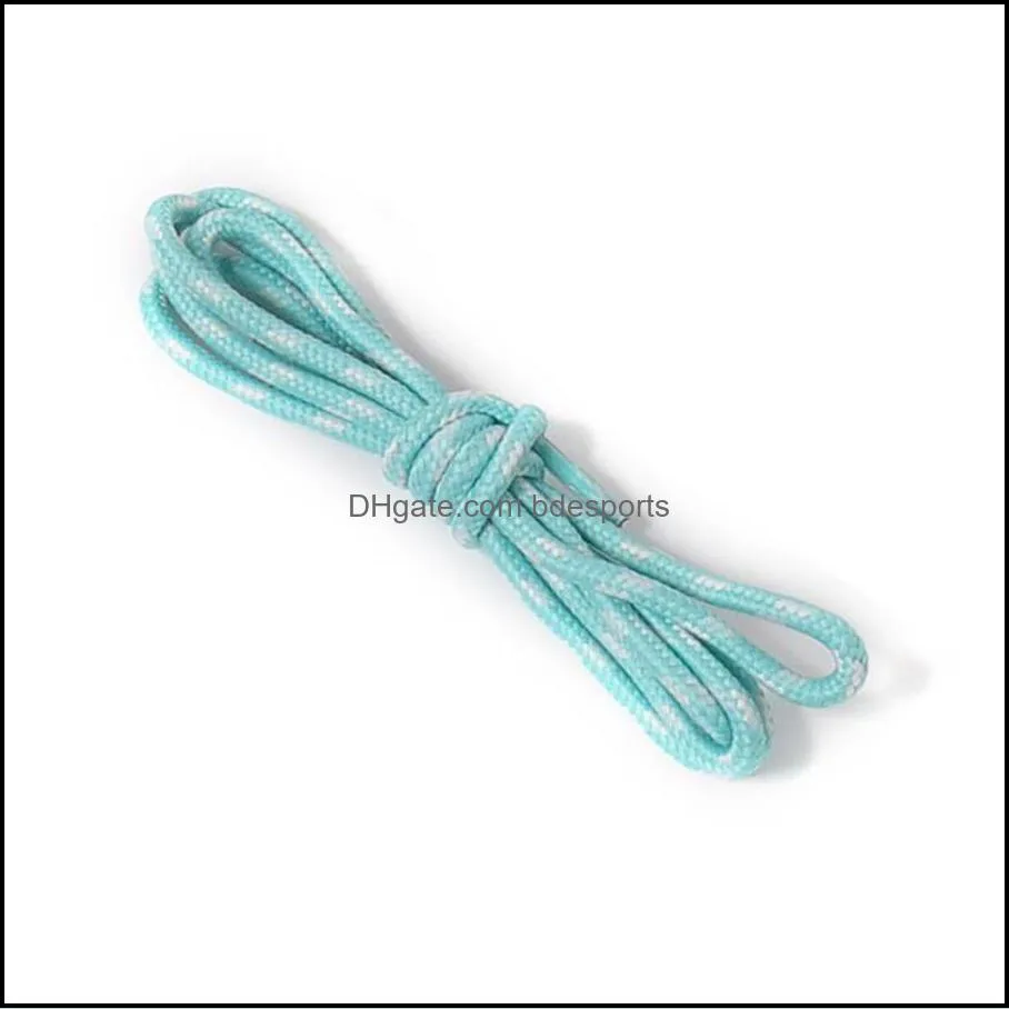 Round Shoelaces Polyester Length 0.6~1.6 meters Dot Pattern Flower Arrangement Rounds Belt Fitting Martin Boots Hiking Shoes Trousers Waist Rope Wholesale