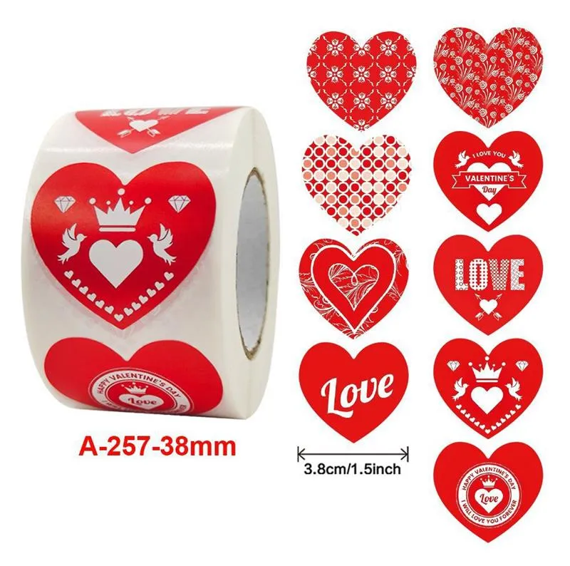 Wholesale 500 Red Heart Shaped The Office Stickers 1.5 Inch Seal Labels For  Valentines Day, Scrapbooking, And Gift Wrapping From Shelly_2020, $2.99
