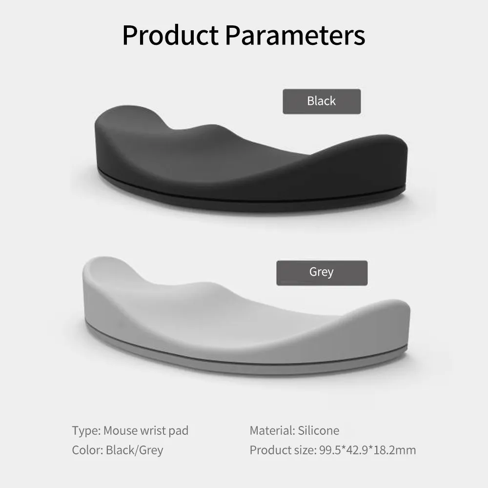 Almohadilla Para Muñeca Multiusos - Soporte Ergonómico Para Ratón Y Teclado, También Sirve Como Diadema