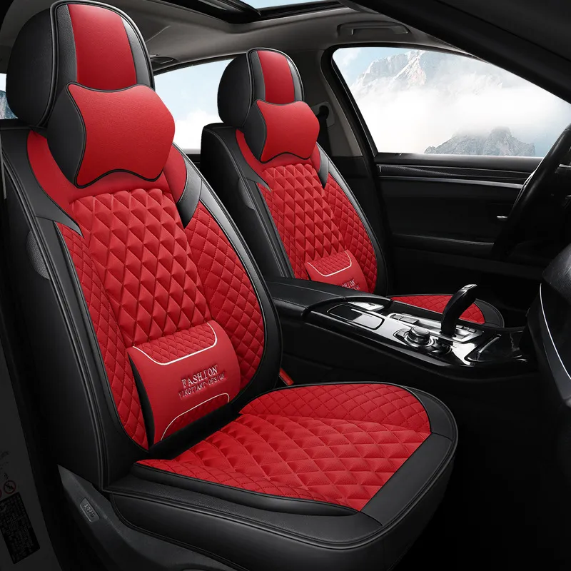 Premium PU Leather Pajero Seat Covers For Kia K2 KX5, Fits 5 Seats