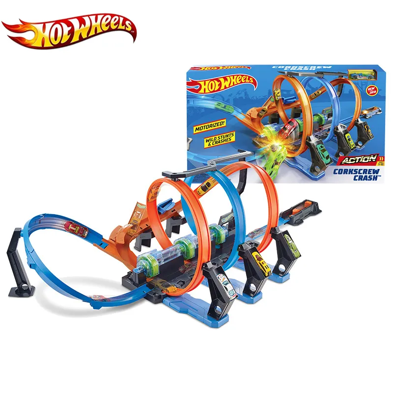 HotWheels Roundabout Track Toy Square City Miniature Car Model Toys For Children Classic For Kids Carros Brinquedos Educativo LJ200930 From 79 62 DHgate