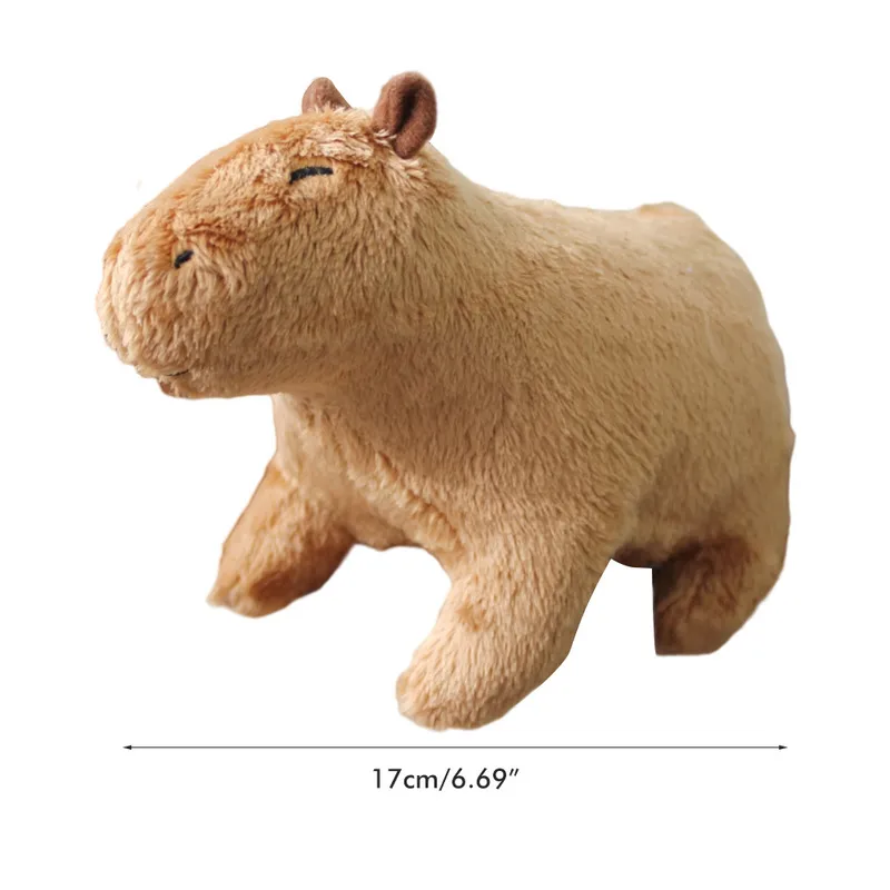 Simulation Capybara Peluche Jouet, Mignon Animal Capy Cochon d'Inde Poupées,  Peluches en peluche réalistes, Cadeau de décoration de la maison, Poupée  d'animal en peluche de rongeur mignon, su