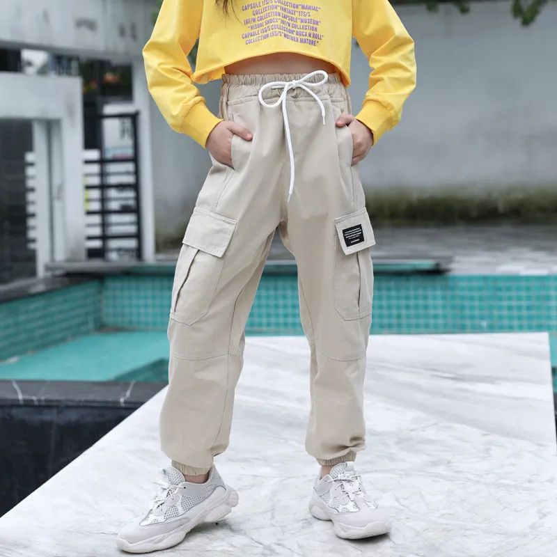 Stylish Drawstring Pink Cargo Pants Womens For Girls 2021