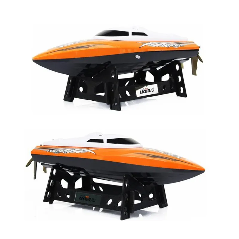 Bateau RC à grande vitesse 2,4 GHz 4 canaux Racing Télécommande Bateau Jouets pour enfants