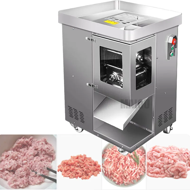 CE Factory Meat Slicer Slicer Machine Электрическая мясорубчатая шлифовальная машина Коммерческая резка мяса 220 В 2,5 мм-40 мм